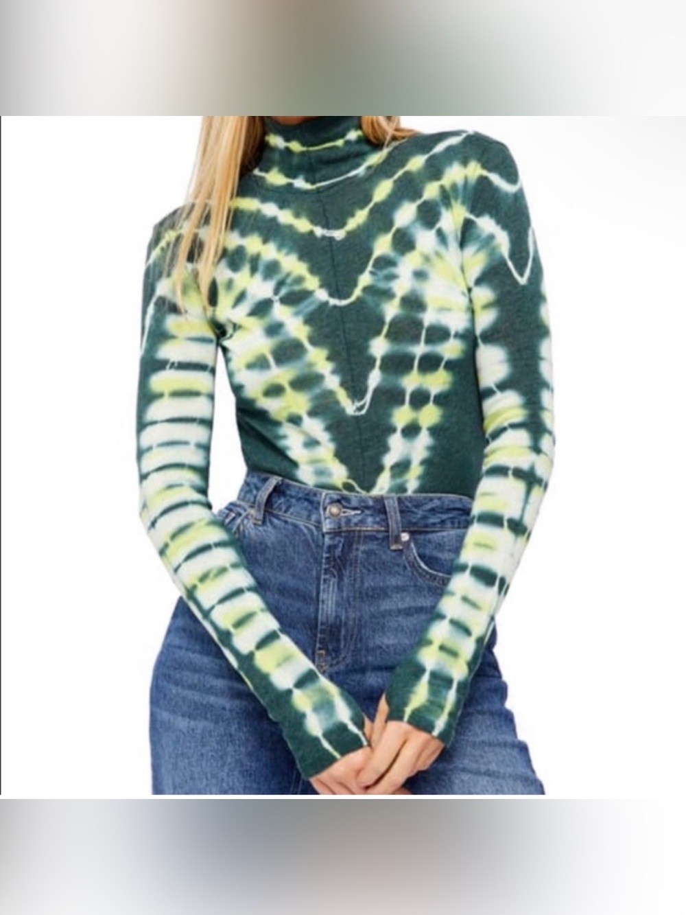 Nwt. We The Free Psychedelic Turtleneck